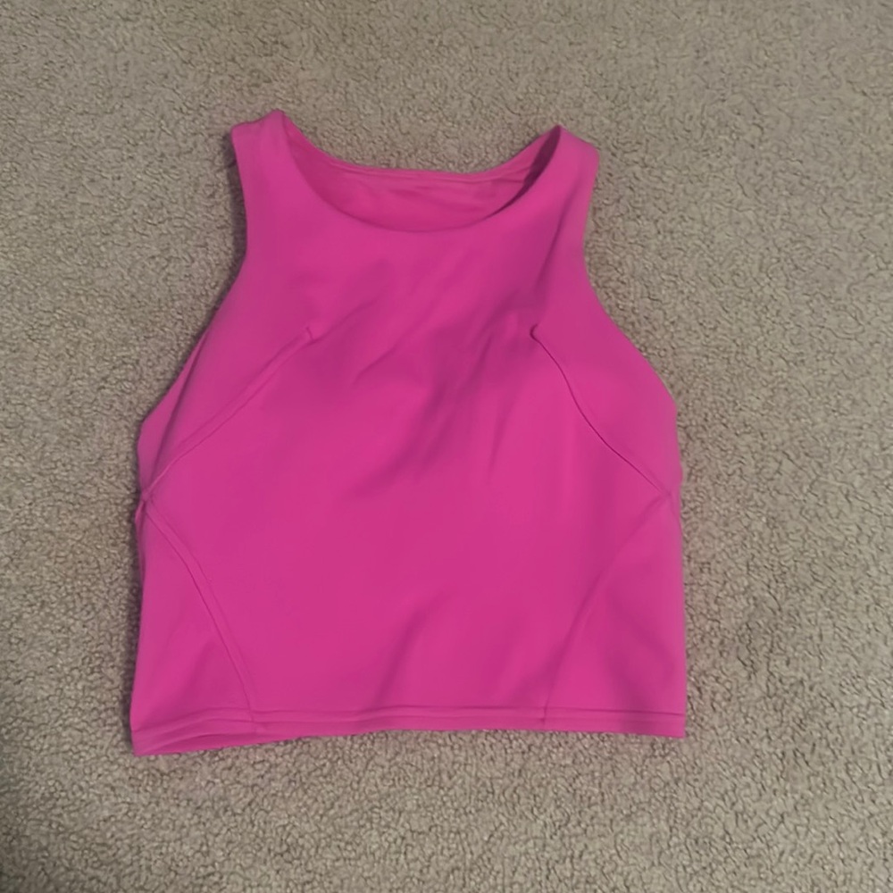 Pink lululemon tank top
